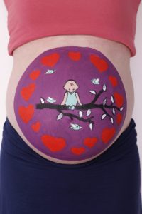 belly art bellypaint Ikverwacht